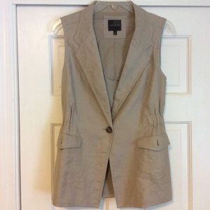 The Limited 100 % linen vest